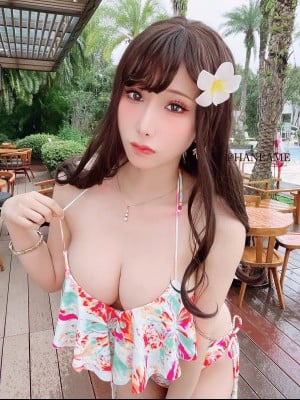 HaneAme - Original Flower Swimsuit_timelinecleaner-selfie_10