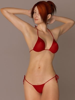 [3D][Maxsmeagol] red bikini