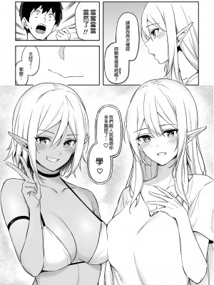 (C97) [凸凹ハリケーン (あんざゆう)] 異世界召甘II エルフなお姉さんの友達は好きですか？ [中国語] [無修正] [DL版]_36