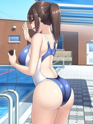 [つるつるいっぱい] 罰として夏休みの間水泳部の性処理係になった彼女～競泳水着で性処理編～_247