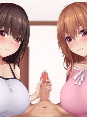 [やわらか御菓子屋 (たぴすけ)] 生意気な爆乳メスガキ姉妹とのイチャラブ生活_243