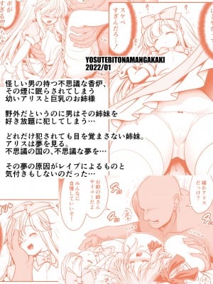 [世捨人な漫画描き (ともきとものり)] 女だけ眠らす香炉と目覚めず喘ぐ幼いアリス (不思議の国のアリス)｜只针对女性的催眠香炉和在梦中娇喘的小爱丽丝 [枕营业汉化组] [DL版]_40