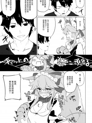 (C93) [カタミミヘッドフォン (蟻吉げん)] キャットセラピーなど如何かな-ご主人。 (Fate／Grand Order) [不咕鸟汉化组]_07