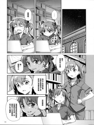 [黑条汉化] (C78) [はんなま (添い寝、せれれ)] ですのっ!!2 (とある科学の超電磁砲)_04