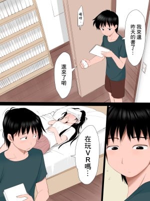 [みまもり園長] 部屋に兄が居る事を知らずVRオナニーをする妹のお話 [中国翻訳]