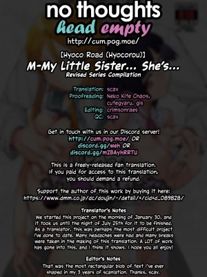 [Hyoco Road (Hyocorou)] M- My Little Sister... She's_184