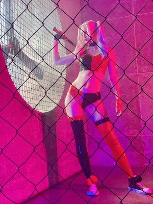 Shirogane -  Harley Quinn latex_41