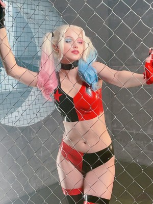 Shirogane -  Harley Quinn latex_59