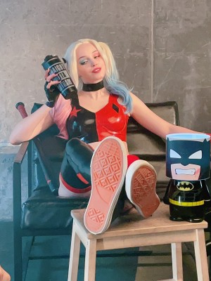 Shirogane -  Harley Quinn latex_83