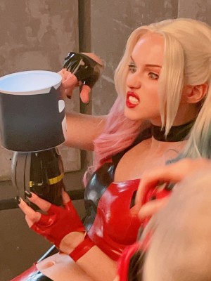 Shirogane -  Harley Quinn latex_79