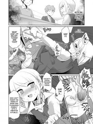 [DryR (うらくそ)] ドスケベ受付嬢♂｜The Naughty Crossdressing Receptionist  [Irodori Comics][無修正]_15