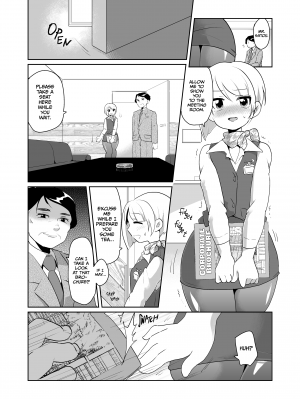 [DryR (うらくそ)] ドスケベ受付嬢♂｜The Naughty Crossdressing Receptionist  [Irodori Comics][無修正]_06