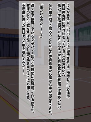 [秘密結社ヴァニタス] ムカつくバレー部の女(爆乳)を脅迫して性奴隷にしてみた件……と思ったらお互いのカラダにドハマりしていつの間にかラブラブセックスをしていた件_05