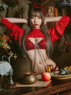 啾啾小公主_Red Riding Hood Seducing the Wolf (P)_啾啾小公主_Red Riding Hood Seducing the Wolf_Allasiangirls.net (39)