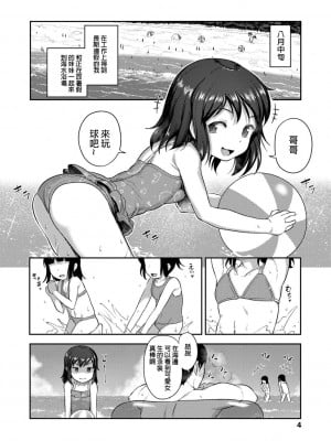 [はやけ] いもうとサマー バケーション (妹の裸を見て興奮するなんて変なお兄ちゃん♡) [宮楽個人翻譯]_02