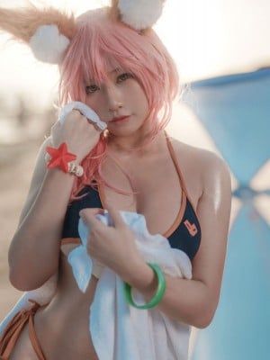 [uki雨季] 玉藻前海边泳装 FATE Tamamo no Mae Bikini_09