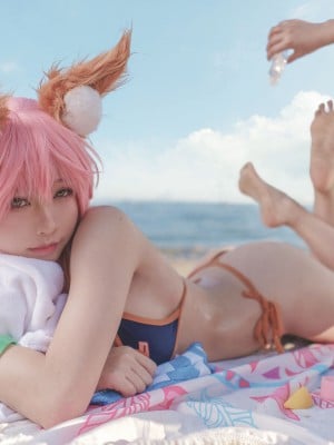 [uki雨季] 玉藻前海边泳装 FATE Tamamo no Mae Bikini_08