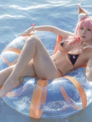 [uki雨季] 玉藻前海边泳装 FATE Tamamo no Mae Bikini_05