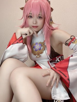 Rizuna -  八重神子コスプレ自撮り写真集_42