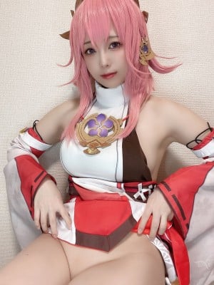 Rizuna -  八重神子コスプレ自撮り写真集_85