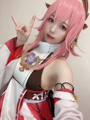 Rizuna -  八重神子コスプレ自撮り写真集_27