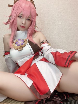 Rizuna -  八重神子コスプレ自撮り写真集_22