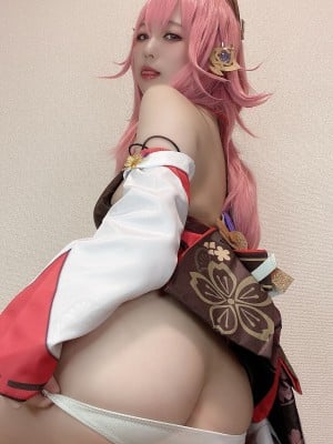 Rizuna -  八重神子コスプレ自撮り写真集_46