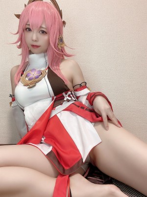 Rizuna -  八重神子コスプレ自撮り写真集_18