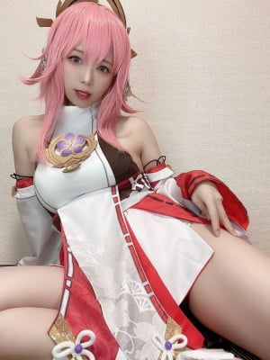 Rizuna -  八重神子コスプレ自撮り写真集_19