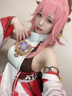 Rizuna -  八重神子コスプレ自撮り写真集_28