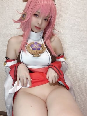 Rizuna -  八重神子コスプレ自撮り写真集_77