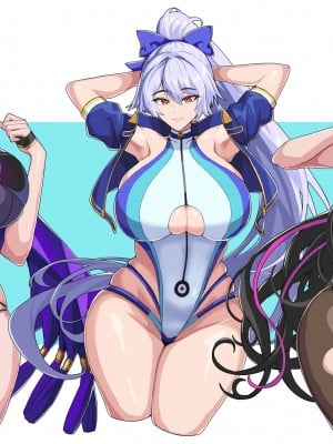 [hellaP] FGO 토모에고젠, 셋쇼인 키아라, 시키부 [黎欧x新桥月白日语社汉化] [無修正]