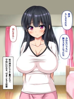 (同人CG集)[いろまぜ]巨乳すぎる引きこもりの姪と巨チンすぎる種付け叔父_005