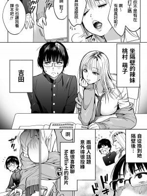 [まと舞]  隣の席のギャルとパパ活エッチしてみた 中文翻譯_03