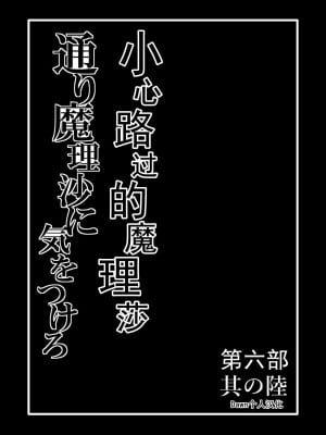 [冷し中華おわりました (ズル)] 通り魔理沙にきをつけろ 其の陸 (東方Project) [DL版]（中文翻译）_02