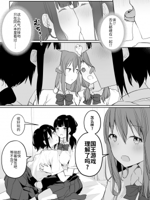 [まぐろシャイニング] 百合好き女子が何でもありの王様ゲームやった結果… [透明声彩汉化组] [DL版]_14