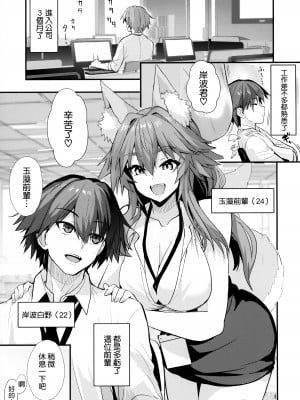 (C101) [やみつき本舗 (ワイズスピーク)] 先輩OLタマモさん (Fate／EXTRA CCC) [空気系☆漢化]_03