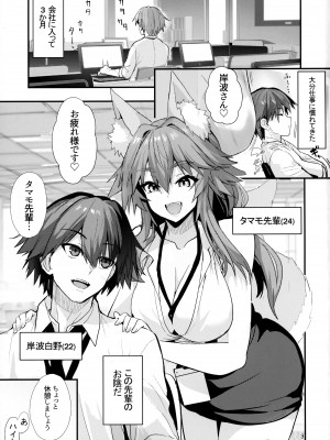 (C101) [やみつき本舗 (ワイズスピーク)] 先輩OLタマモさん (Fate／EXTRA CCC)_02