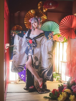 [奈奈紀] Sakamata Chloe ／ Kimono Cosplay_4_13498620_77044144_3