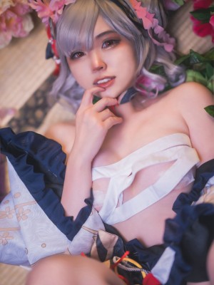 [奈奈紀] Sakamata Chloe ／ Kimono Cosplay_8_13498620_77044144_7