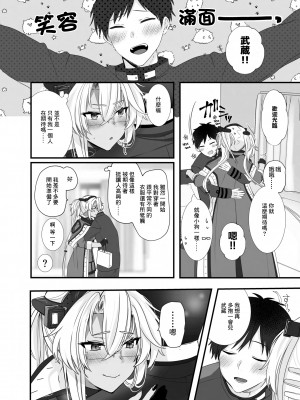 [まろ茶庵 (ゆなまろ)] 武蔵さんの夜事情 勝負下着大作戦編 (艦隊これくしょん -艦これ-) [中国翻訳] [DL版]_23