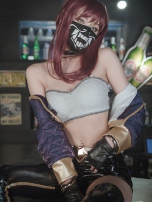 [SAINT Photolife] Yuna (윤아) - Yuna's Cos Vol.04 KDA Akali & Nier Automata 2B_06