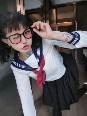 Sexy Chloe_Super Goddess Chloe Rose Valentine_s Day Uniform te (12)