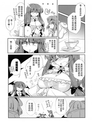 [hn个人汉化] (秋季例大祭4) [踏月 (ふみつき)]パチュこあChange (東方Project)_Pg_011