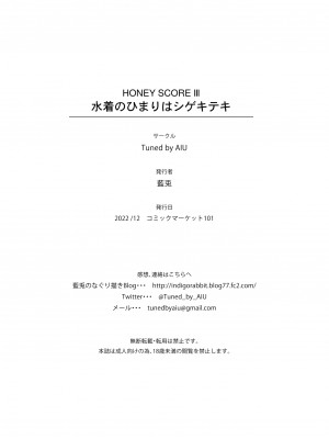 (C101) [Tuned by AIU (藍兎)] HONEY SCORE III 水着のひまりはシゲキテキ (BanG Dream!)_22