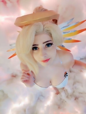 Mikomi Hokina - Mercy Lingerie (Overwatch)_53