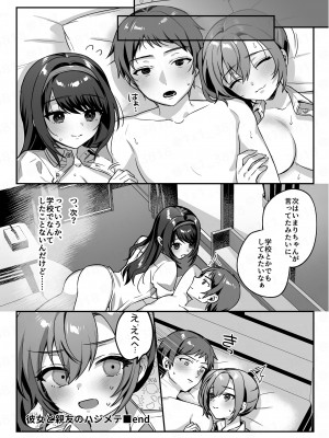 [nikukyu (しにま、佐々木篠)] 彼女と親友のハジメテ_32