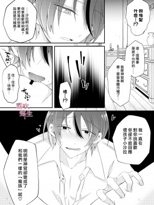 [雾吹弥生汉化组] [はとペア (鳩梨はと)] 寵愛系ヤンデレ兄弟王子は甘々調教で完堕ち花嫁を作り上げたい_38_37