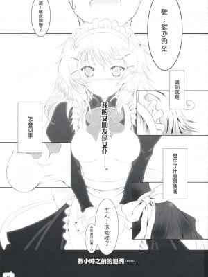 [枫色汉化] (C75) [Dream Halls! (綴り)] 暴走少女と愚鈍な恋人 (文学少女)_002