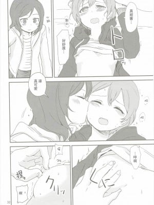 (C90) [クロ缶、とらまだら。 (伊月クロ、琉牙狼)] どこでもいっしょ (ラブライブ!) [中国翻訳]_31